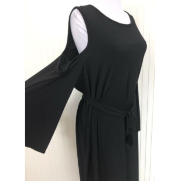 Calvin Klein NWT 16W 1X Cold Shoulder Dress LBD - Picture 3 of 8